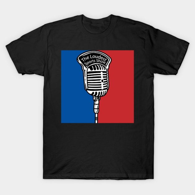 The Loudest Sports Show Mic Logo 2 T-Shirt by PJWRahall